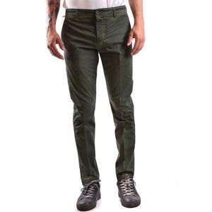 Dondup Slim Fit Casual Pants Men green